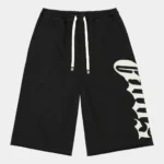 godspeed og logo 3qtr shorts black front view