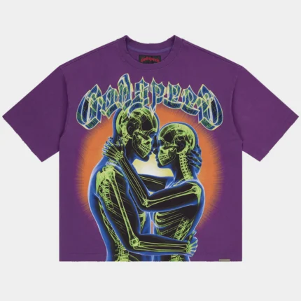 godspeed s2s t shirt purple front view