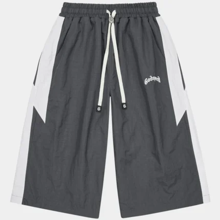 godspeed anvil 3qtr shorts grey front view
