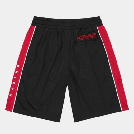 godspeed grc mo shorts black red back view