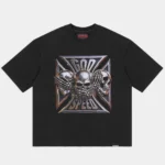 godspeed omerta t shirt black front view