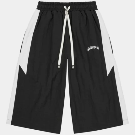 godspeed anvil 3qtr shorts black front view