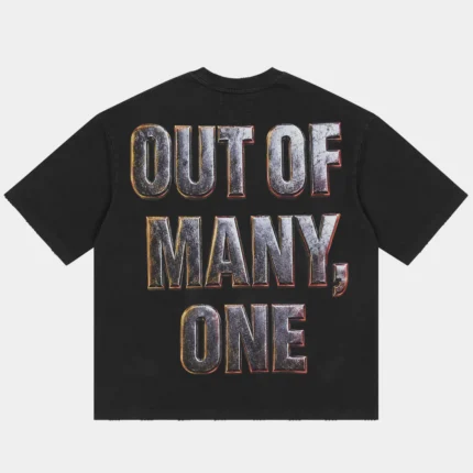 godspeed omerta t shirt black back view