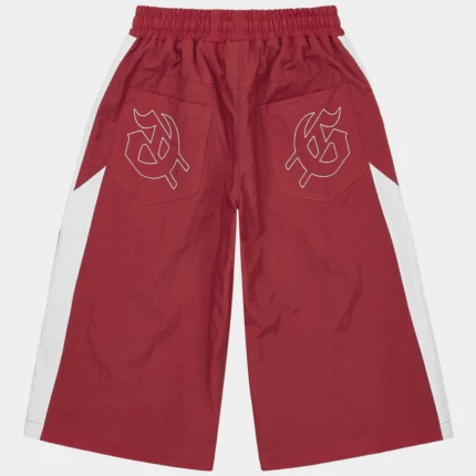 godspeed anvil 3qtr shorts red back view