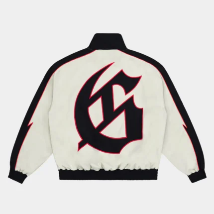 godspeed gt tracksuit white red back view
