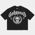 godspeed victor crest black front view