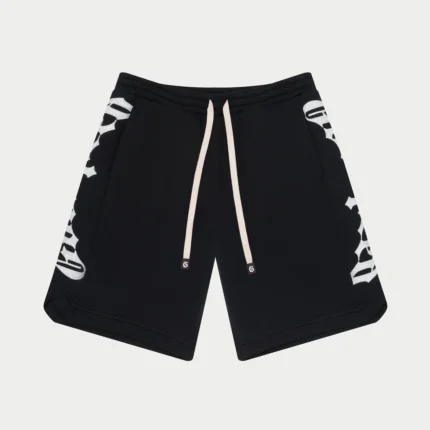 godspeed courtside shorts black front view