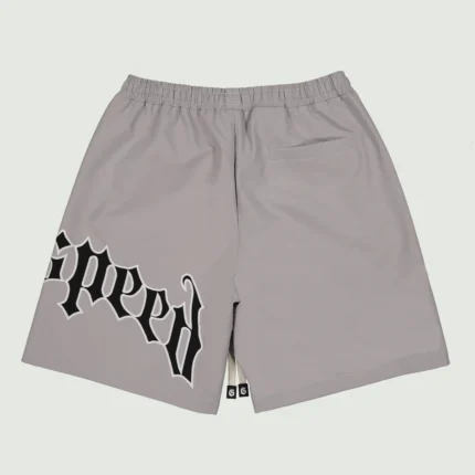 Detail: godspeed og logo nylon shorts grey logo detail