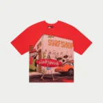 godspeed gs surf shop tee red front view