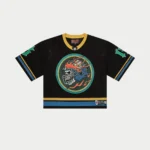 godspeed first down jersey black yellow blue front view