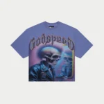 godspeed man in the mirror tee sapphire front view