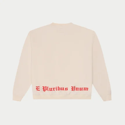 godspeed r.o.m.e sweatshirt bone back view