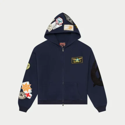 godspeed gs squadron hoodie navy front view