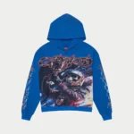 godspeed podium dreams hoodie blue washed front view
