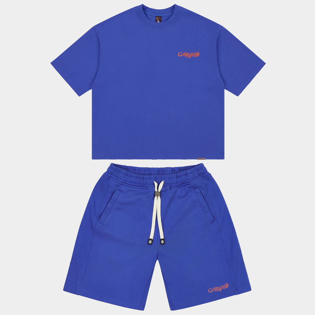 godspeed vital nextgen terry shorts blue front view godspeed vital nextgen terry shorts blue front view