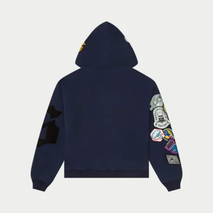 godspeed gs squadron hoodie navy back view