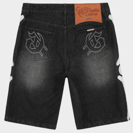 godspeed femur denim shorts black back view